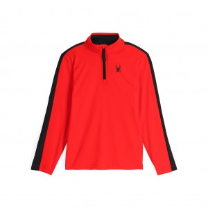 Chlapecké Fleece Bundy Spyder Base Half Zip Volcano | SEVOPB043