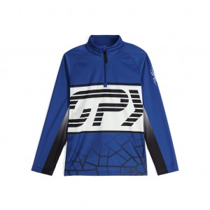 Chlapecké Fleece Bundy Spyder Web Half Zip Blankyt | GTWCEJ823