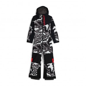 Chlapecké Snowsuit Spyder Jupiter Černé | OSRNEY852