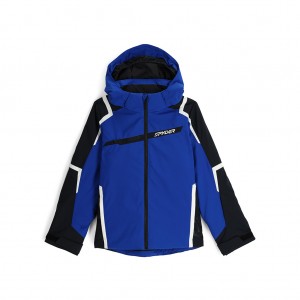Chlapecké Zateplené Bundy Spyder Challenger Blankyt | QWXBPG174