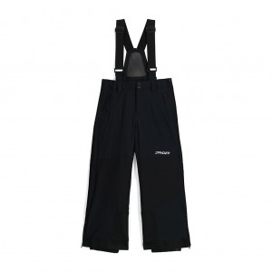 Chlapecké Zateplené Kalhoty Spyder Guard Side Zip Černé | RYMJZP251