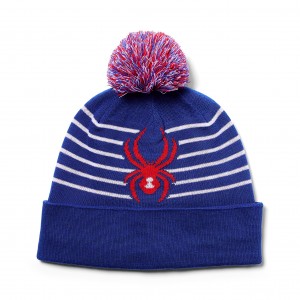 Chlapecké Čepice Spyder Icebox Pom Blankyt | TWXKOZ437