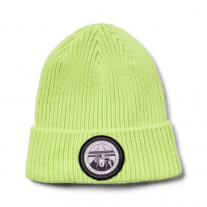 Chlapecké Čepice Spyder Link Beanie Světle Zelene | RZWUDK206