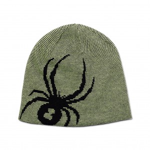 Chlapecké Čepice Spyder Reversible Bug Beanie Světle Zelene | VLJAYN863