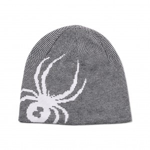 Chlapecké Čepice Spyder Reversible Bug Beanie Černé | RDJANF683