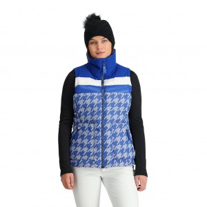 Dámské Péřová Vesta Spyder Eastwood Vest Blankyt | XAPVJS406