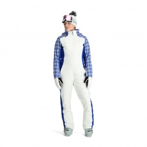 Dámské Snowsuit Spyder Power Suit Bílé | FPMCXV430