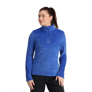 Dámské Topy Spyder Shimmer Bug Half Zip Blankyt | RPCYQJ740