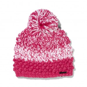 Dámské Čepice Spyder Brrr Berry Pom Růžové | OSTYKV403