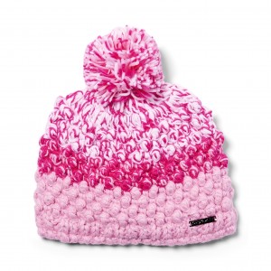 Dívčí Čepice Spyder Brrr Berry Pom Růžové | WSYNUC956