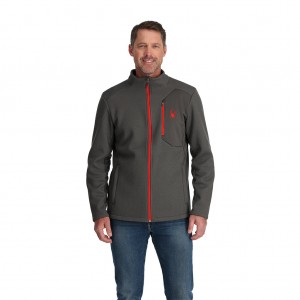 Pánské Fleece Bundy Spyder Bandit Full Zip Polar | CKQJFB547