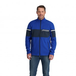 Pánské Fleece Bundy Spyder Speed Fleece Full Zip Blankyt | BLNTVM381