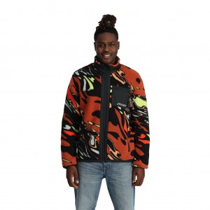Pánské Fleece Bundy Spyder Unisex Sherman Full Zip Viacfarebný | RJNDEZ479