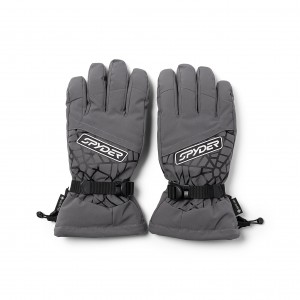 Pánské Rukavice Spyder Overweb Polar | RJAEFX354