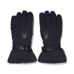 Pánské Rukavice Spyder Traverse Černé | PHQFGT834