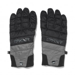 Pánské Rukavice Spyder Venom Černé | XZIJPK190