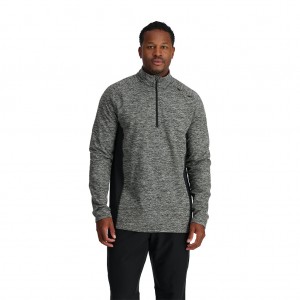 Pánské Topy Spyder Accord Half Zip Černé | HQBMAI986