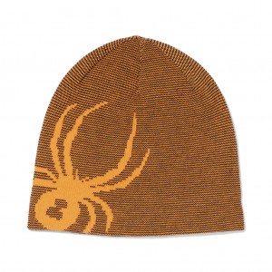 Pánské Čepice Spyder Reversible Innsbruck Beanie Saffron | PJFTAD649